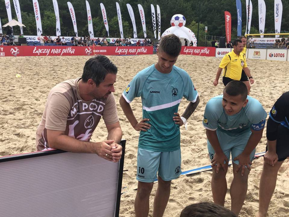 Brak szczęścia i opanowania. Trener i kapitan po turnieju Młodzieżowego Pucharu Polski w Beach Soccerze