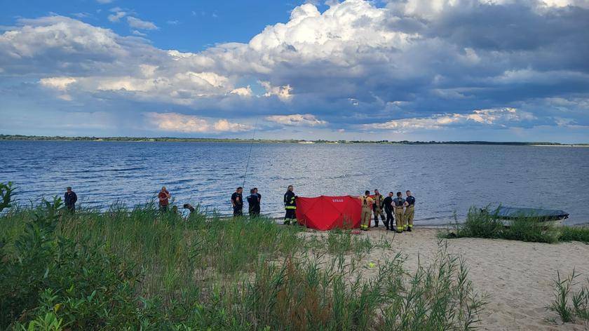 Tragedia na zbiorniku Jeziorsko. Utonął młody mężczyzna